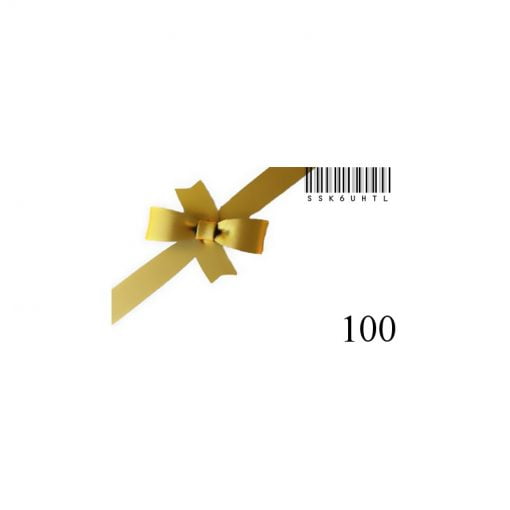 Nouvelle carte cadeau-100